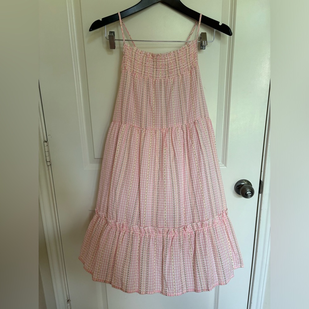 HYFVE Pink cotton sun dress